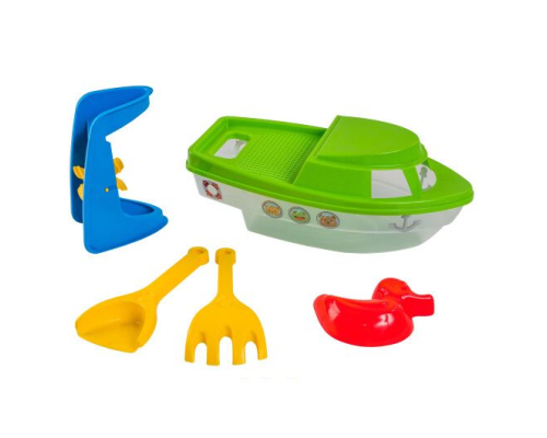 Набір для піску "Кораблик" 6 ел. з млинком