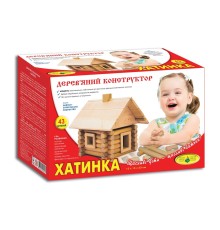 Дерев'яний конструктор "Хатинка "