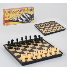 Шахи 3308 (72) 3 в 1, магнітні, в коробці