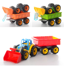 Іграшка "Трактор з ковшем і причепом ТехноК", арт. 3688