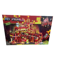 Конструктор 9011 Minecraft, Майнкрафт, деякі деталі світяться, 957 елементів, в коробці