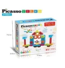 PICASSO TILES конструктор: HEDGEHOG BUILDING BLOCKS SET на 41 деталь
