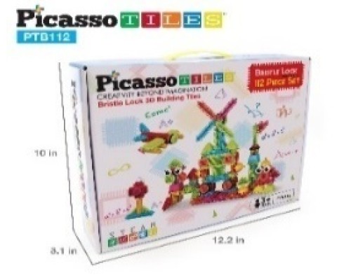 PICASSO TILES конструктор: HEDGEHOG BUILDING BLOCKS SET на 112 деталей PICASSO TILES конструктор: HEDGEHOG BUILDING BLOCKS SET на 112 деталей