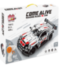 COME ALIVE машинка-конструктор на радіокеруванні BUILDING BLOCK RC CAR на 420 деталей