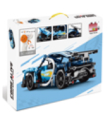 COME ALIVE машинка-конструктор на радіокеруванні BUILDING BLOCK RC CAR на 433 деталі
