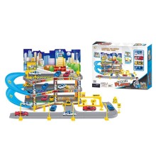 PLAYSET ігровий набір дитячий складний паркінг в комплекті з 4 машинками GARAGE