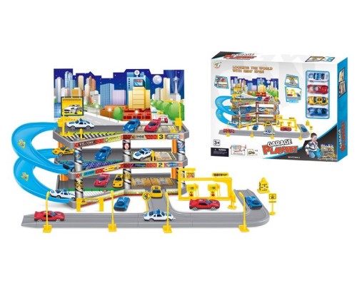 PLAYSET ігровий набір дитячий складний паркінг в комплекті з 4 машинками GARAGE PLAYSET ігровий набір дитячий складний паркінг в комплекті з 4 машинками GARAGE
