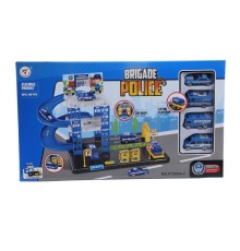 PLAYSET ігровий набір дитячий бригада поліції в комплекті з 4 машинками BRIGADE POLICE