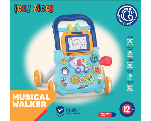 IGGY ZIGGY іграшка дитяча розвиваюча інтерактивна MUSIC WALKER IGGY ZIGGY іграшка дитяча розвиваюча інтерактивна MUSIC WALKER