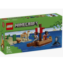 83358 LEGO Minecraft Конструктор Подорож на піратському кораблі 166 дет.