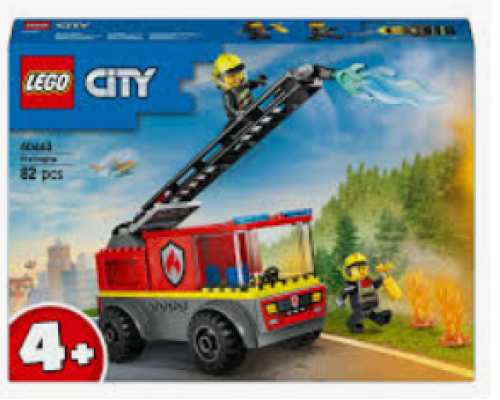 84694 LEGO City Конструктор Пожежна машина з драбиною 82 дет. 84694 LEGO City Конструктор Пожежна машина з драбиною 82 дет.