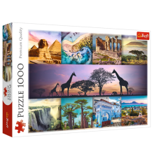 07920 Trefl Пазли "1000" Колаж - Африка