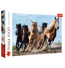 04462 Trefl Пазли "1000" Скачуть коні