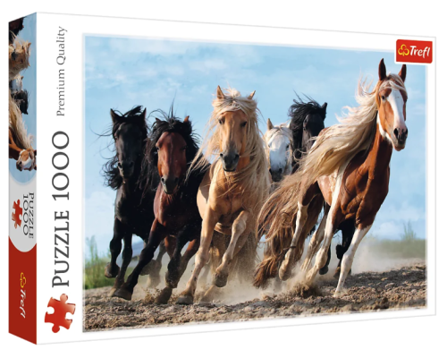 04462 Trefl Пазли "1000" Скачуть коні