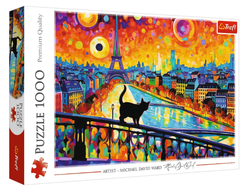 07951 Trefl Пазли "1000" Кішка в Парижі