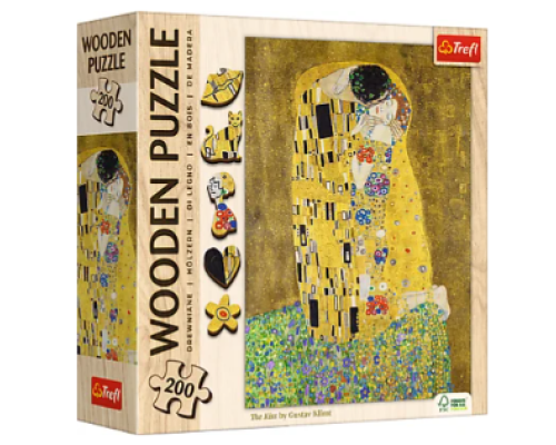 02472 Trefl Пазли "200 Wooden" Поцілунок 02472 Trefl Пазли "200 Wooden" Поцілунок