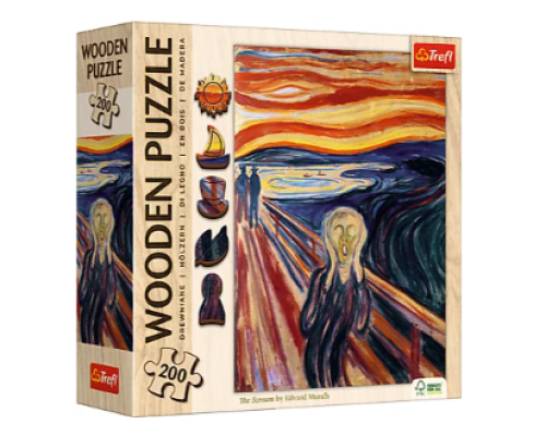 02526 Trefl Пазли "200 Wooden" Крик 02526 Trefl Пазли "200 Wooden" Крик