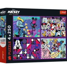 33080 Trefl Пазли "4x250" Mickey&friends Серія пригод Міккі