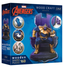 01840 Trefl Пазли "160 Wooden" Marvel Heroes Танос на троні