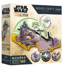 01871 Trefl Пазли "160 Wooden" Star Wars Мандалорець - возз'єднайтеся