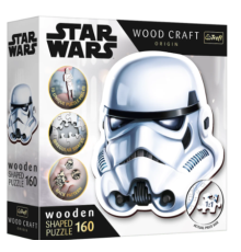 01888 Trefl Пазли "160 Wooden" Star Wars Шолом штурмовика