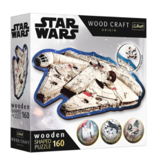 01895 Trefl Пазли "160 Wooden" Star Wars Тисячолітній сокіл