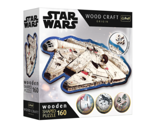 01895 Trefl Пазли "160 Wooden" Star Wars Тисячолітній сокіл 01895 Trefl Пазли "160 Wooden" Star Wars Тисячолітній сокіл