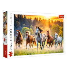 62155 Trefl Пазли "1500" Дикі коні