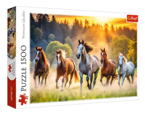 62155 Trefl Пазли "1500" Дикі коні