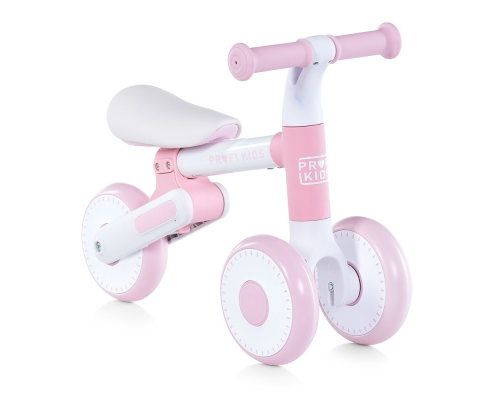 Біговел дитячий PROFI KIDS 6 д. MBB 1013-2 3 кол. EVA, сталева рама, склад., біло-рожевий. Біговел дитячий PROFI KIDS 6 д. MBB 1013-2 3 кол. EVA, сталева рама, склад., біло-рожевий.