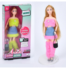 Лялька WX255-2 шарнірна, сумочка, 2 види, кор., 15,5-32-5,5 см.