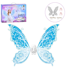 Набір аксесуарів 85048E крила карнавальні, метелик, рухливі, 2 режими, муз.,бат.,кор.,48,5-33,5-8см.