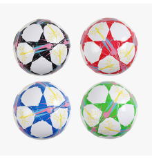 М`яч футбольний C 65925 (60) розмір №5, 4 види, матеріал м`яка EVA, 300-320 грамів, гумовий балон, ВИДАЄТЬСЯ ТІЛЬКИ МІКС ВИДІВ