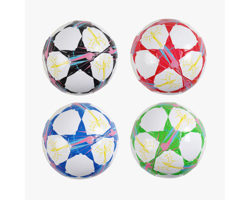 М`яч футбольний C 65925 (60) розмір №5, 4 види, матеріал м`яка EVA, 300-320 грамів, гумовий балон, ВИДАЄТЬСЯ ТІЛЬКИ МІКС ВИДІВ