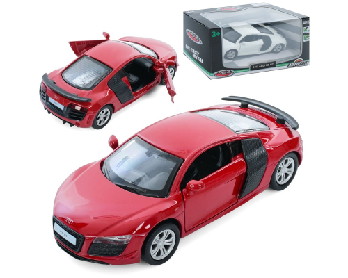 Машина AS-3058 АвтоСвіт,1:43,Audi R8 GT,мет.,інерц.,відчин.двері,гум.колеса,2кольори,кор.,14,5-7-6,5