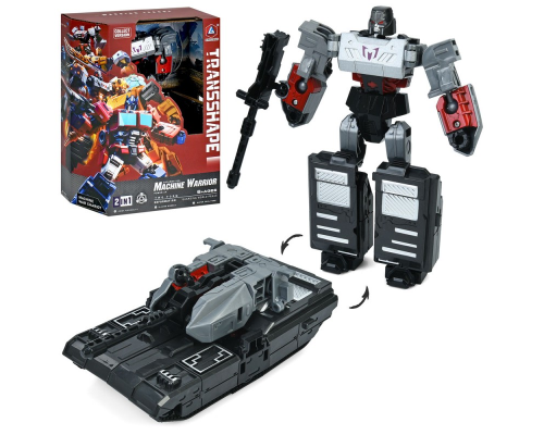 Трансформер HD133 робот+танк, метал+пластик, кор., 17,5-24-8 см.