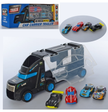 Трейлер XN808-8 машинка 4шт., кор., 33-12,5-7,5см.
