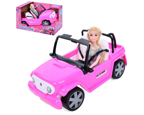 Лялька 558C машина, кор., 32,5-21,5-18 см.