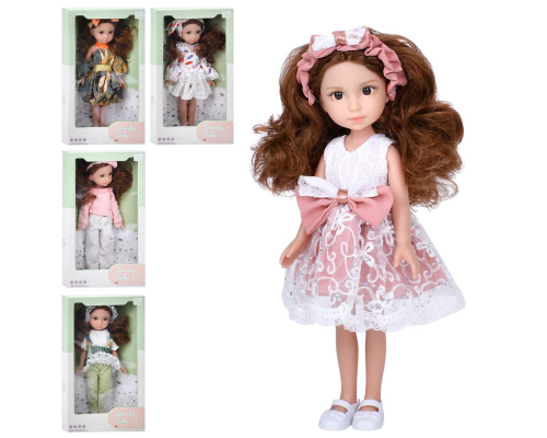 Лялька ER333A-C-B-D-E 32см, 5 видів, в кор-ці, 20,5-35,5-8,5см