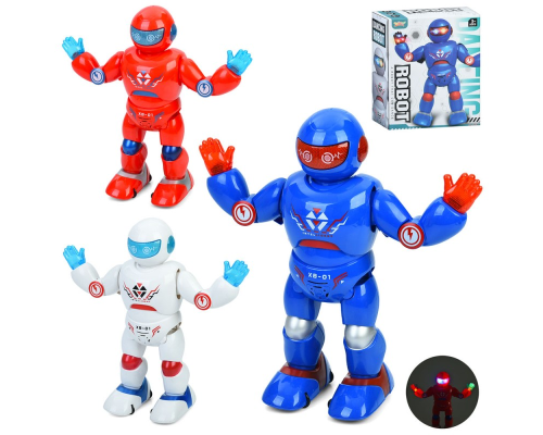 Робот 5963B танцює, 3 кольори, муз., світло, бат., кор., 23-28-11 см.