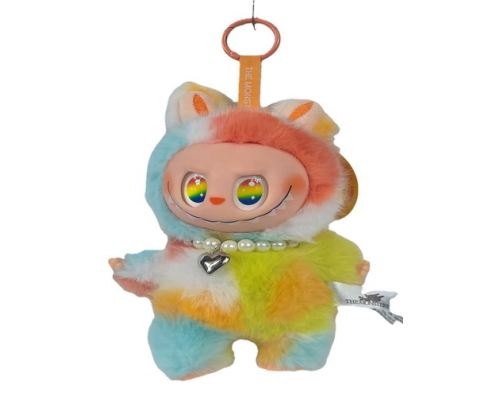 М'яка іграшка "Лабубу", брелок, різнокольорові, 20см