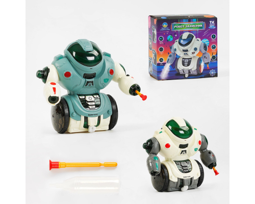 Робот "Захисник" 30955 (72) “TK Group”, ОЗВУЧУВАННЯ УКРАЇНСЬКОЮ МОВОЮ, LED-підсвічування, пісні, режим демонстрації, парогенератор, стріляє при