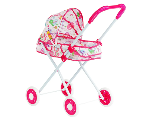 Коляска для ляльок ТК 15-230, складна конструкція, пупс до 35 см, в пакеті