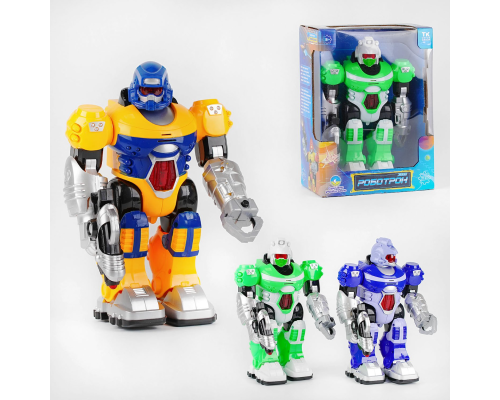 Робот "Роботрон" 16785 (36) "TK Group", ОЗВУЧУВАННЯ УКРАЇНСЬКОЮ МОВОЮ, ходить, світло, звук, в коробці