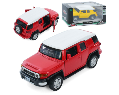 Джип AS-3029 АвтоСвіт,Toyota FJ Cruiser,мет.,інерц.,відчин.двері,гум.колеса,2кольори,кор.,14,5-7-6,5