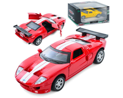 Машина AS-3052 АвтоСвіт,1:40,Ford GT,мет.,інерц.,відчин.двері,гум.колеса,2кольори,кор.,14,5-7-6,5см