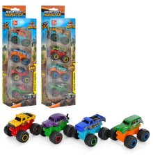 Набір машинок SQ80784-1 4 шт, 3 види, кор., 9-33-6 см.