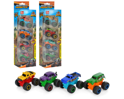 Набір машинок SQ80784-1 4 шт, 3 види, кор., 9-33-6 см.