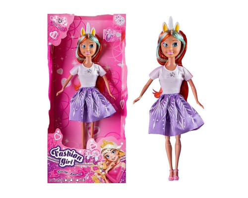 Лялька 8648 D (72) висота: 30 см, знімний одяг та взуття, голова та руки гума, тіло та ноги пластик, аксесуар, в коробці