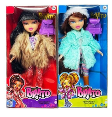 Лялька DK 353 (144/2) 2 види, висота 25.5 см, знімний одяг, шарнірні кінцівки, рюкзак, в коробці